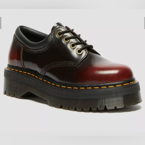 8053 Arcadia Leather Quad Platform Shoes Dr. Martens - Picture 2 of 5